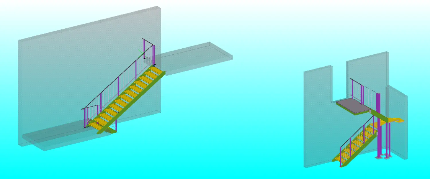 Hertford Stair — Miscellaneous Steel Detailing