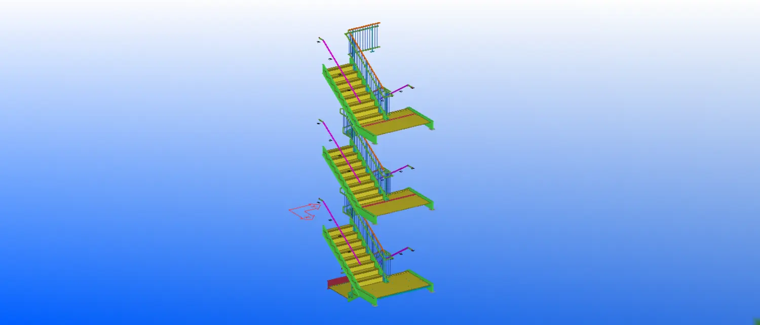 Holy Trinity Church Stairs — model view 7