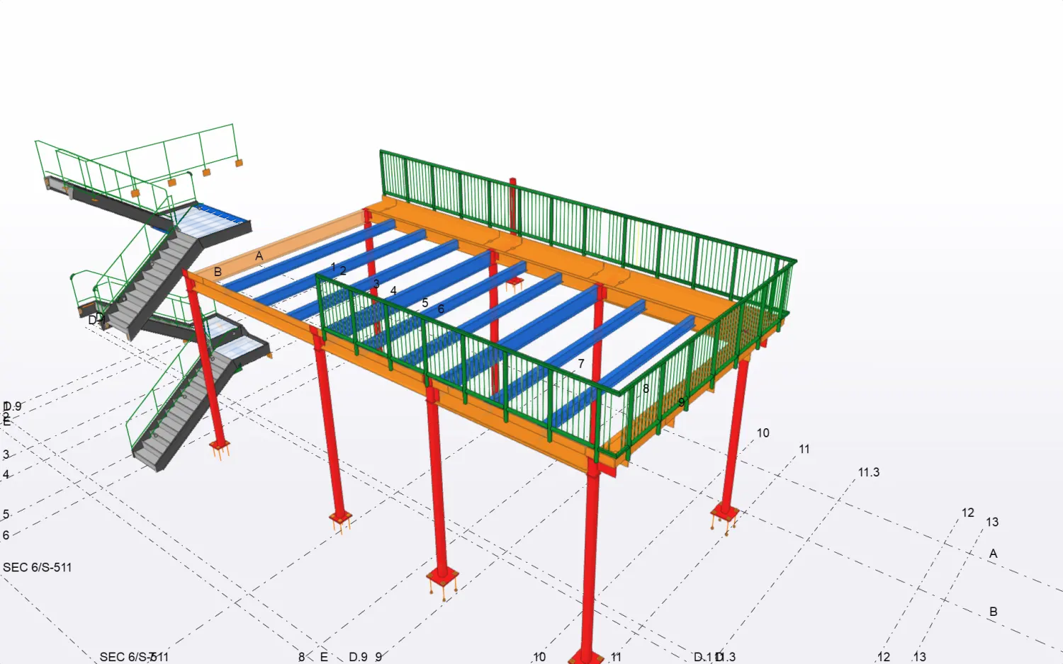 Large Residence — model view 7