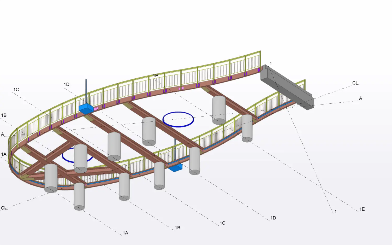 Olive Street Park — model view 6