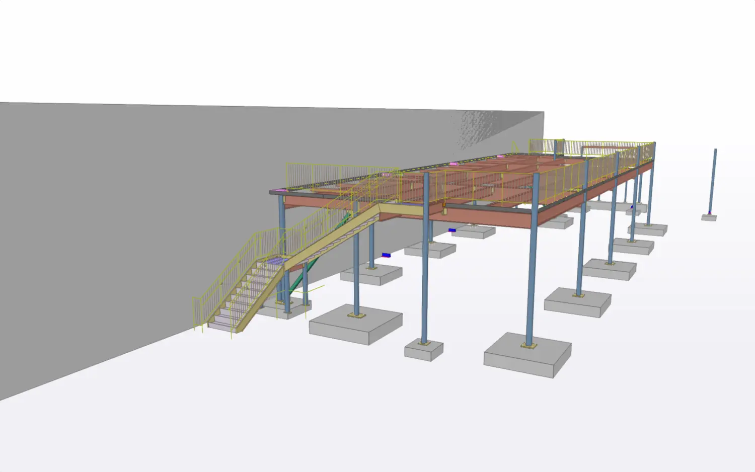 Squash Court & Outdoor Steel — Structural & Miscellaneous Steel Detailing